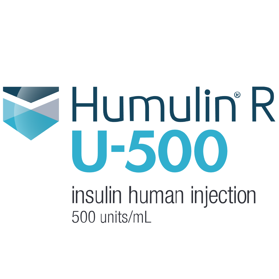 Inyección de insulina humana Humulin R U-500 de 500 unidades/mL